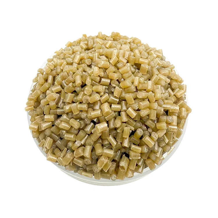 Come viene prodotto e utilizzato il pellet di polimero PS marrone riciclato?