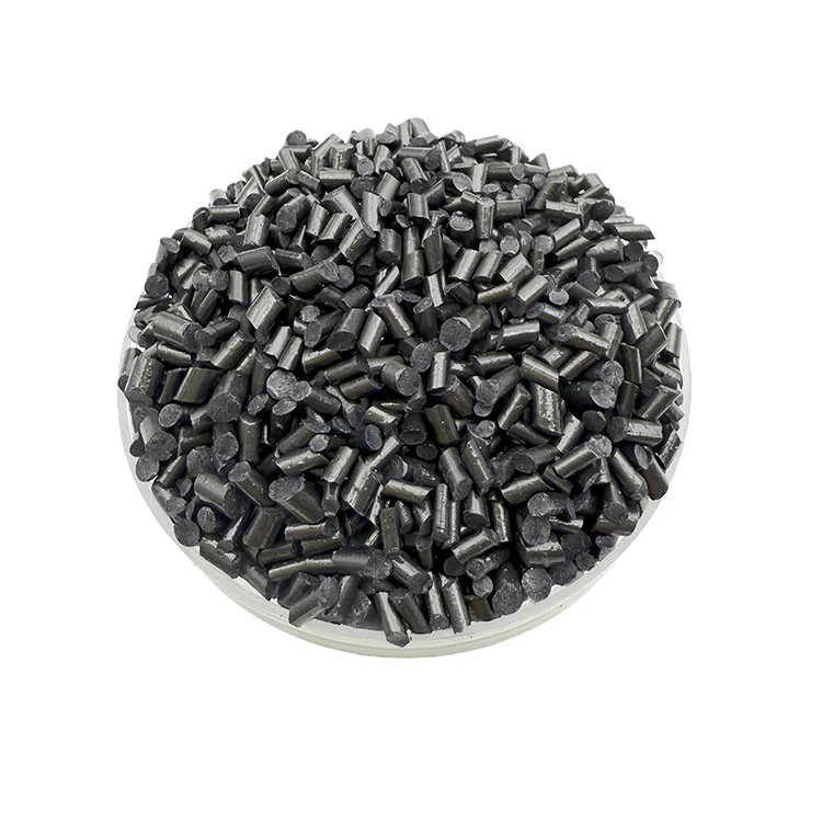 Come vengono prodotti e utilizzati i pellet di polimero PS nero riciclato?