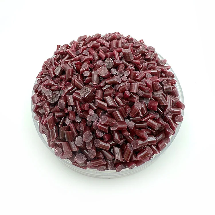 Pellet di plastica PS nera riciclata