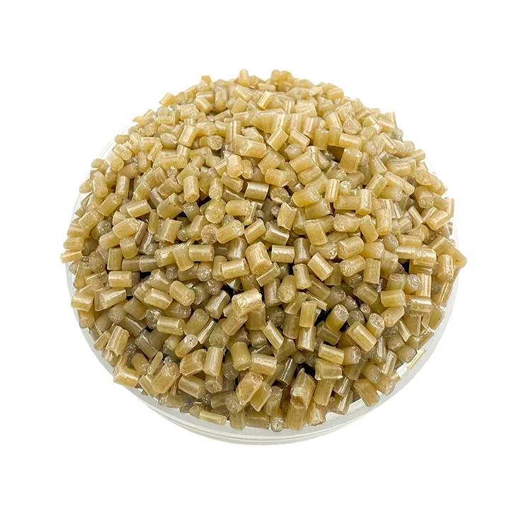 Materiale in resina PS marrone rigenerata